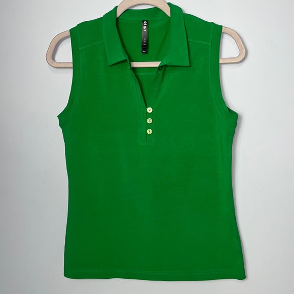 Lija Tops - Lija Sleeveless Polo